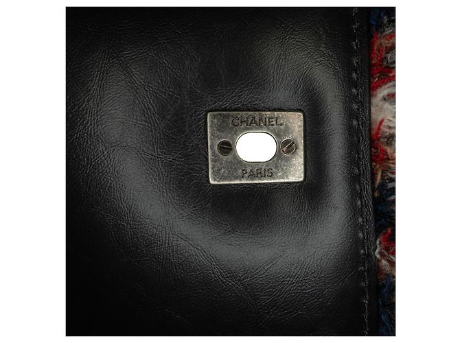 Chanel Multi CC Tweed e Shearling Flap Singolo Multicolore - vista 7