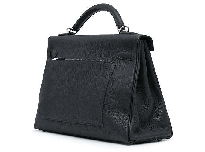 Hermès Black Togo Maxi Kelly 42 Nero - vista 2