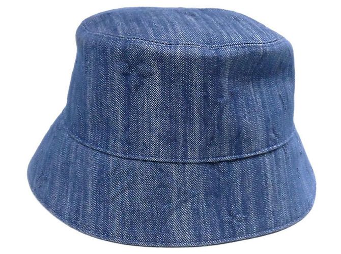 Bucket Hat Louis Vuitton Monogramm Konstellation Blau Hellblau - Ansicht 2