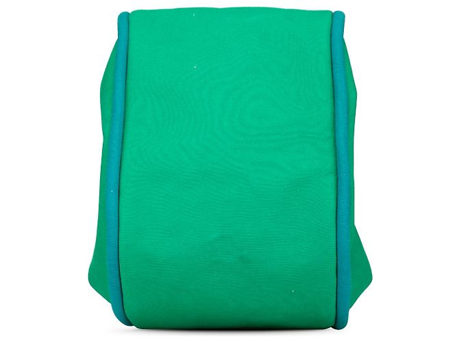 Borsa da spiaggia Hermès Green Toile Lindy GM Verde - vista 3