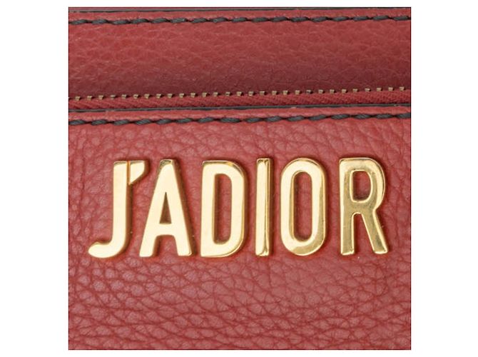 Borsa a tracolla JAdior in pelle rossa Dior Rosso - vista 7