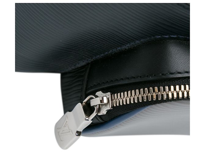 Bumbag Louis Vuitton in Epi blu Damier Graphite Blu scuro - vista 10