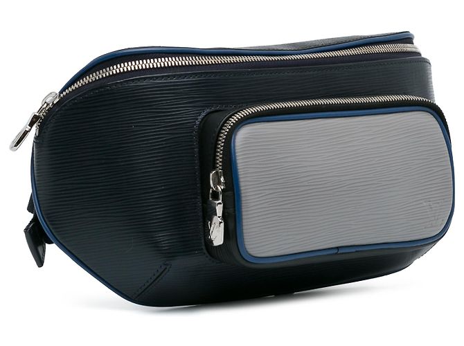Bumbag Louis Vuitton in Epi blu Damier Graphite Blu scuro - vista 2