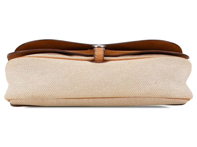 Borsa Colorado PM in Tela Vache Liege Marrone Hermès Beige - vista 3