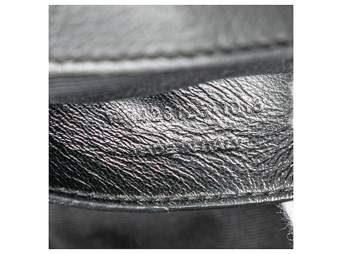 Saint Laurent Schwarz Mittel Monogramm Herz Patchwork Kettenbörse - Ansicht 6