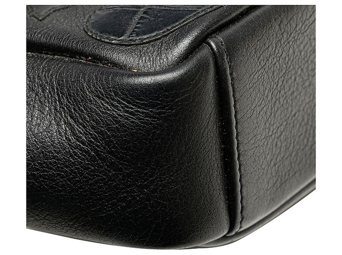 Saint Laurent Schwarz Mittel Monogramm Herz Patchwork Kettenbörse - Ansicht 9
