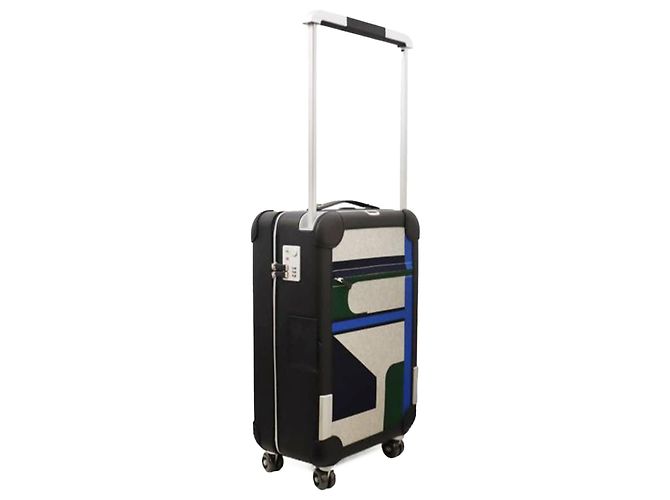 Valigia da cabina Hermès Blue H Plume e Taurillon Regate RMS - vista 2