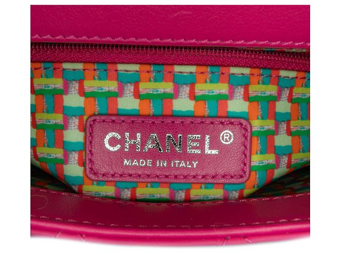 Coco rain Chanel Rosa Paris Seul Pequena Flap de Borracha Coco Chuva - vista 5