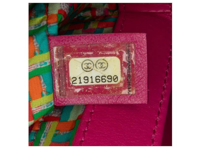 Coco rain Chanel Rosa Paris Seul Pequena Flap de Borracha Coco Chuva - vista 6