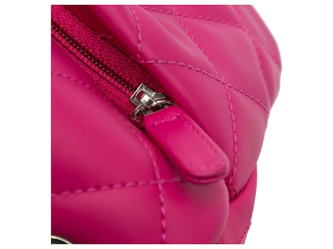 Coco rain Chanel Rosa Paris Seul Pequena Flap de Borracha Coco Chuva - vista 8