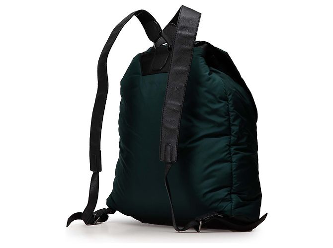 Zaino classico da viaggio Motocross in nylon verde Balenciaga - vista 2