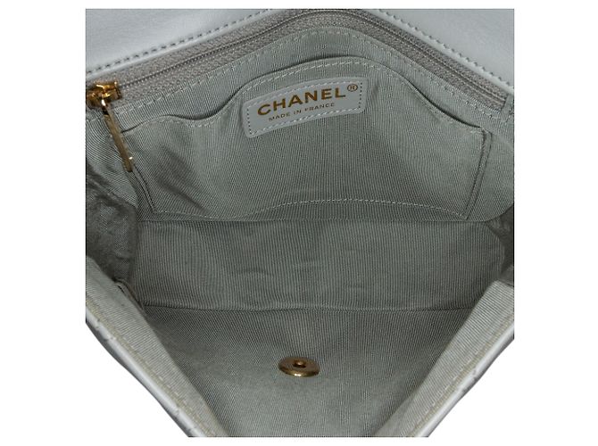 Grau gesteppter Kalbsleder Bolero von Chanel Braun - Ansicht 4