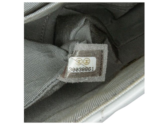 Grau gesteppter Kalbsleder Bolero von Chanel Braun - Ansicht 5