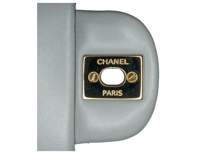 Grau gesteppter Kalbsleder Bolero von Chanel Braun - Ansicht 7