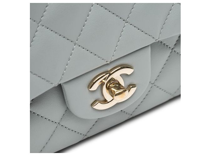 Grau gesteppter Kalbsleder Bolero von Chanel Braun - Ansicht 8