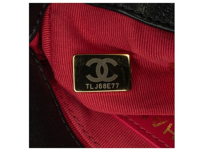 Chanel Mini Nero in Pelle Trapuntata con Catena di Cornice - vista 6