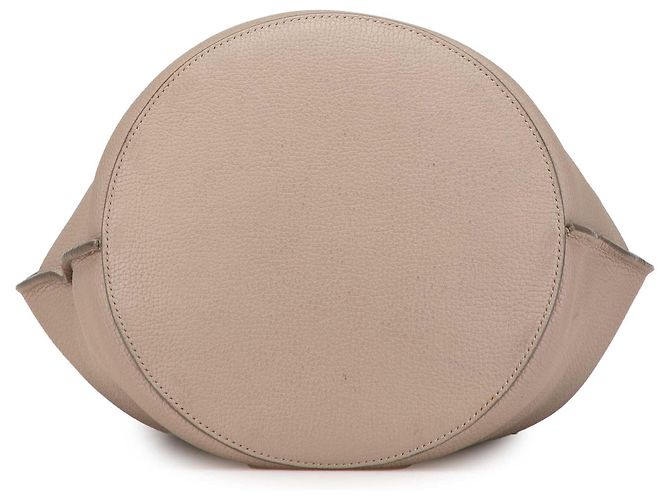 Céline Celine Big Bag Bucket in pelle beige - vista 3