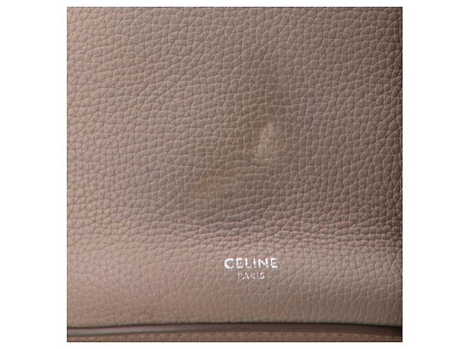Céline Celine Big Bag Bucket in pelle beige - vista 8