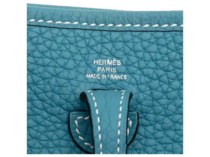 Hermès Blu Clémence Evelyne III TPM Turchese - vista 5