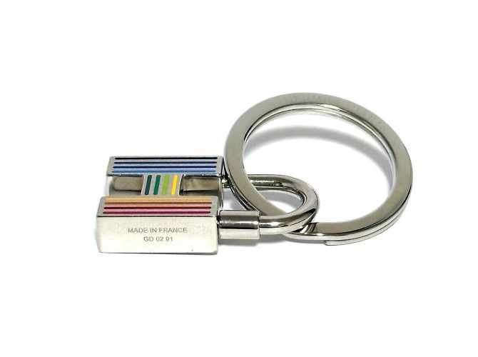 Ring Hermès Portachiavi da uomo Hermes Quiz con lucchetto arcobaleno - vista 4