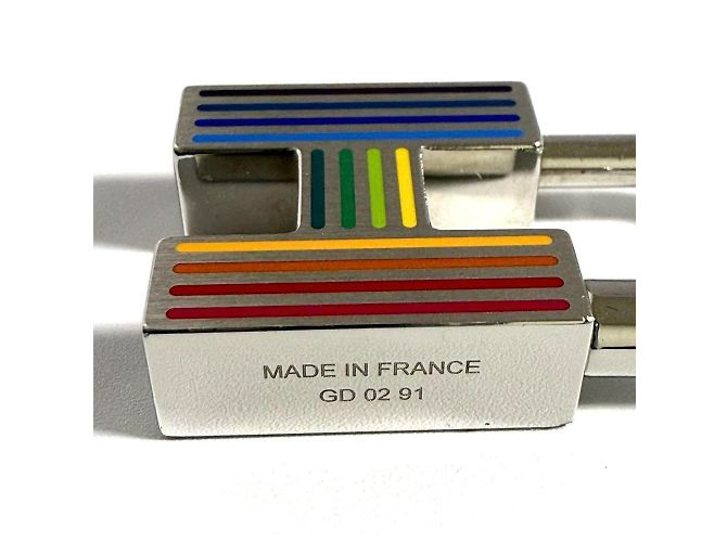 Ring Hermès Portachiavi da uomo Hermes Quiz con lucchetto arcobaleno - vista 6