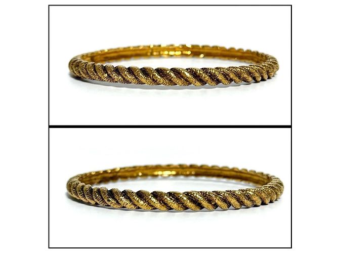 Timeless Bracciale bangle twist vintage Chanel 1990 - vista 2