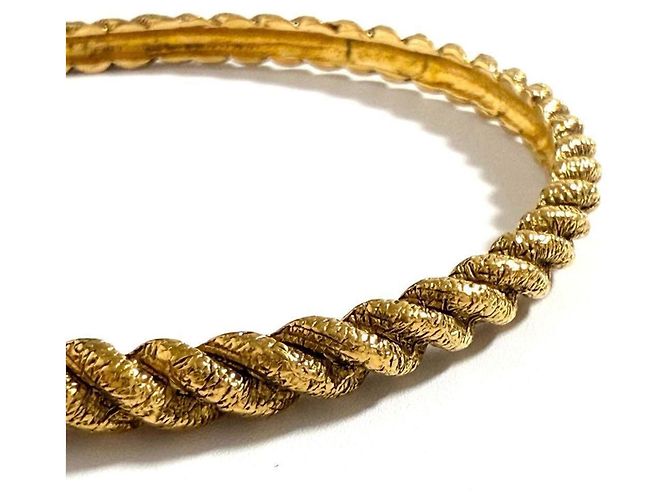 Timeless Bracciale bangle twist vintage Chanel 1990 - vista 7
