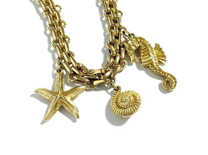 Collana Pendente Donna Christian Dior Marino - vista 2