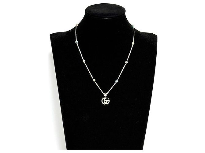 Gucci Double G Anhänger aus Perlmutt - Ansicht 9