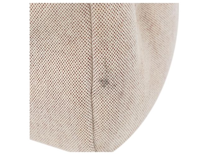Hermès Borsa Herbag Cabas MM Marrone Beige - vista 7