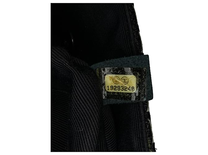 Chanel White Mini Rectangular Classic Ribbon Tweed Single Flap Bianco Bianco sporco - vista 6