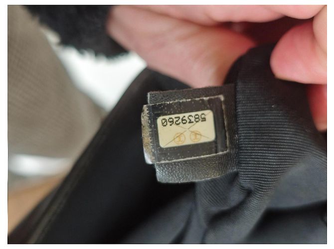 Chanel Borsa in pelle nera signorina Nero - vista 10