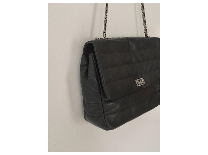 Chanel Borsa in pelle nera signorina Nero - vista 4