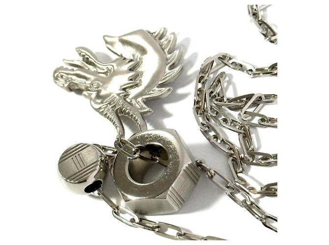 Hermès Collana Pendente Talisman Uomo Hermes Drago - vista 4
