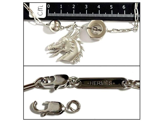 Hermès Collana Pendente Talisman Uomo Hermes Drago - vista 8