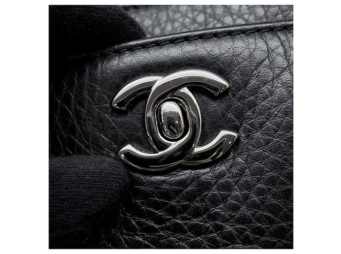 Chanel Black Tote Bag Coco Mark Executive Line - view 10