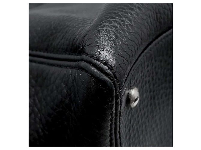 Chanel Black Tote Bag Coco Mark Executive Line - view 11