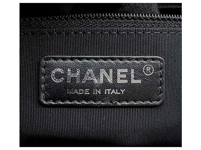 Chanel Black Tote Bag Coco Mark Executive Line - view 17