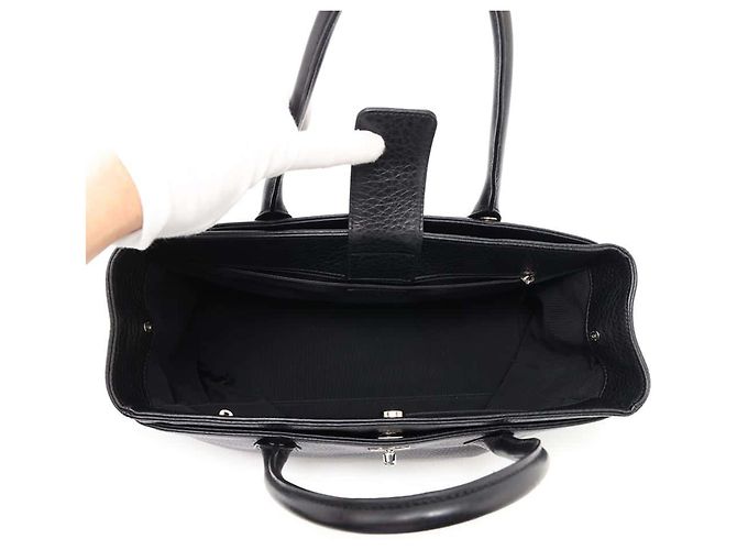 Chanel Black Tote Bag Coco Mark Executive Line - view 7