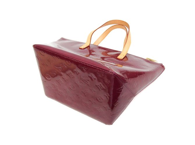 Borsa Louis Vuitton Monogram Vernis Bellevue PM Porpora - vista 3