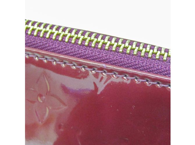 Borsa Louis Vuitton Monogram Vernis Bellevue PM Porpora - vista 7