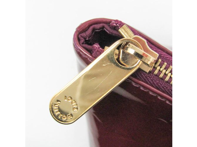 Borsa Louis Vuitton Monogram Vernis Bellevue PM Porpora - vista 8