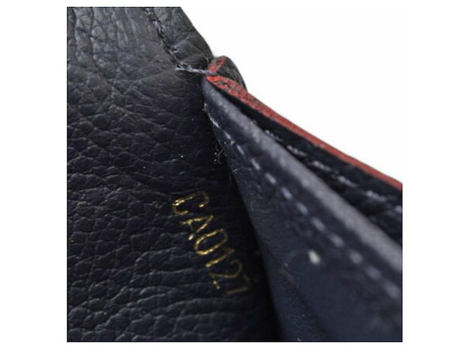 Cartera Larga Louis Vuitton Pont Neuf Roja Monograma - vista 14