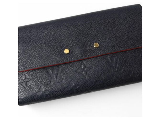 Cartera Larga Louis Vuitton Pont Neuf Roja Monograma - vista 3