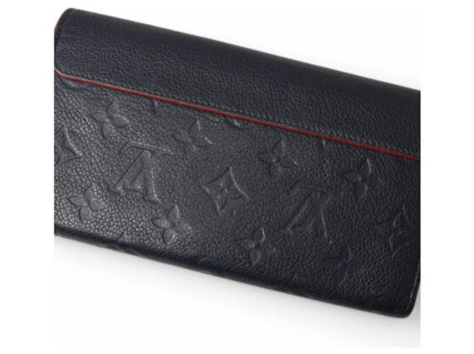 Cartera Larga Louis Vuitton Pont Neuf Roja Monograma - vista 4