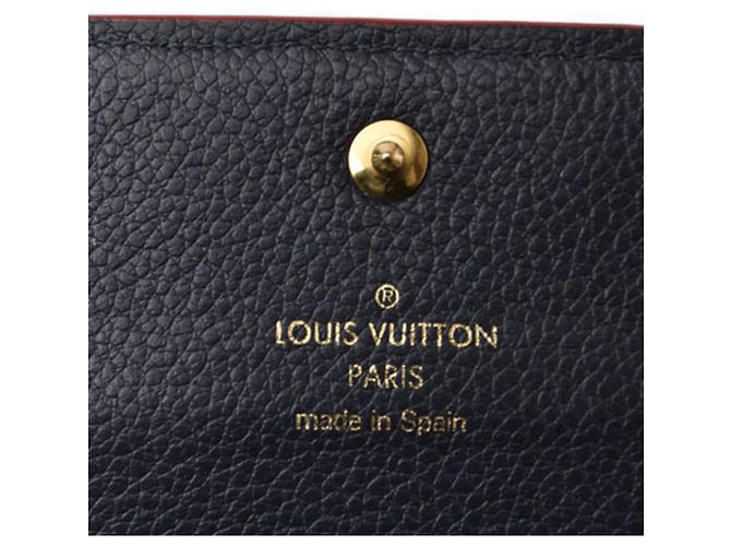 Cartera Larga Louis Vuitton Pont Neuf Roja Monograma - vista 9