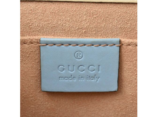 Borsa a Spalla Gucci GG Supreme 2 in 1 Marrone Blu Beige - vista 11