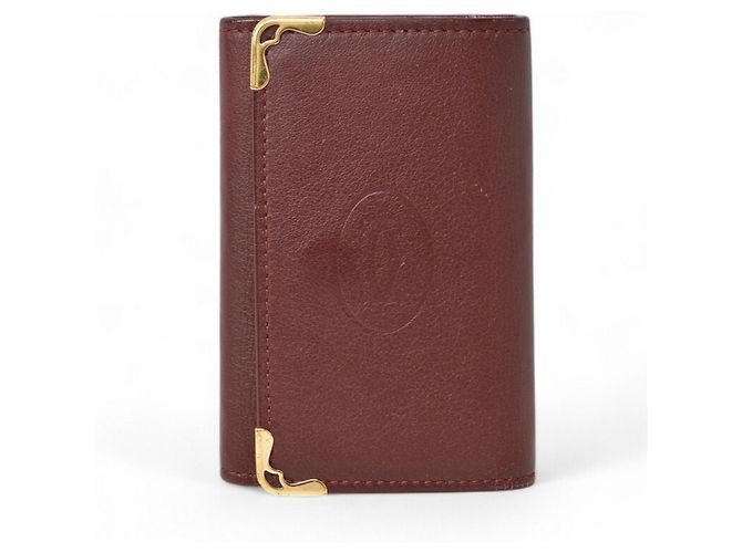 Estuche de llaves de cuero Burdeos Cartier - vista 2