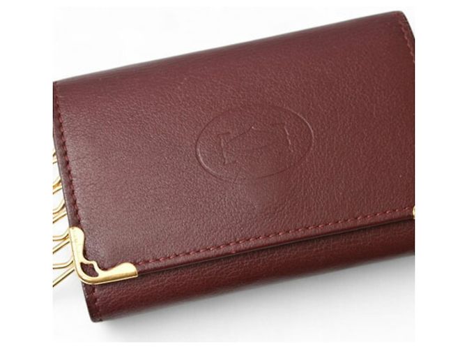 Estuche de llaves de cuero Burdeos Cartier - vista 4