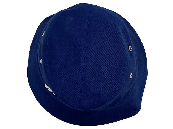 Cappello bucket Bonnet Beckett Louis Vuitton Giallo Blu navy Blu chiaro - vista 5